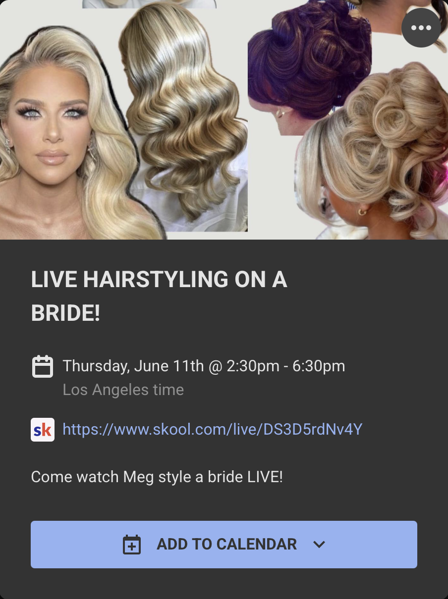 Real-client hairstyle application result for the film card